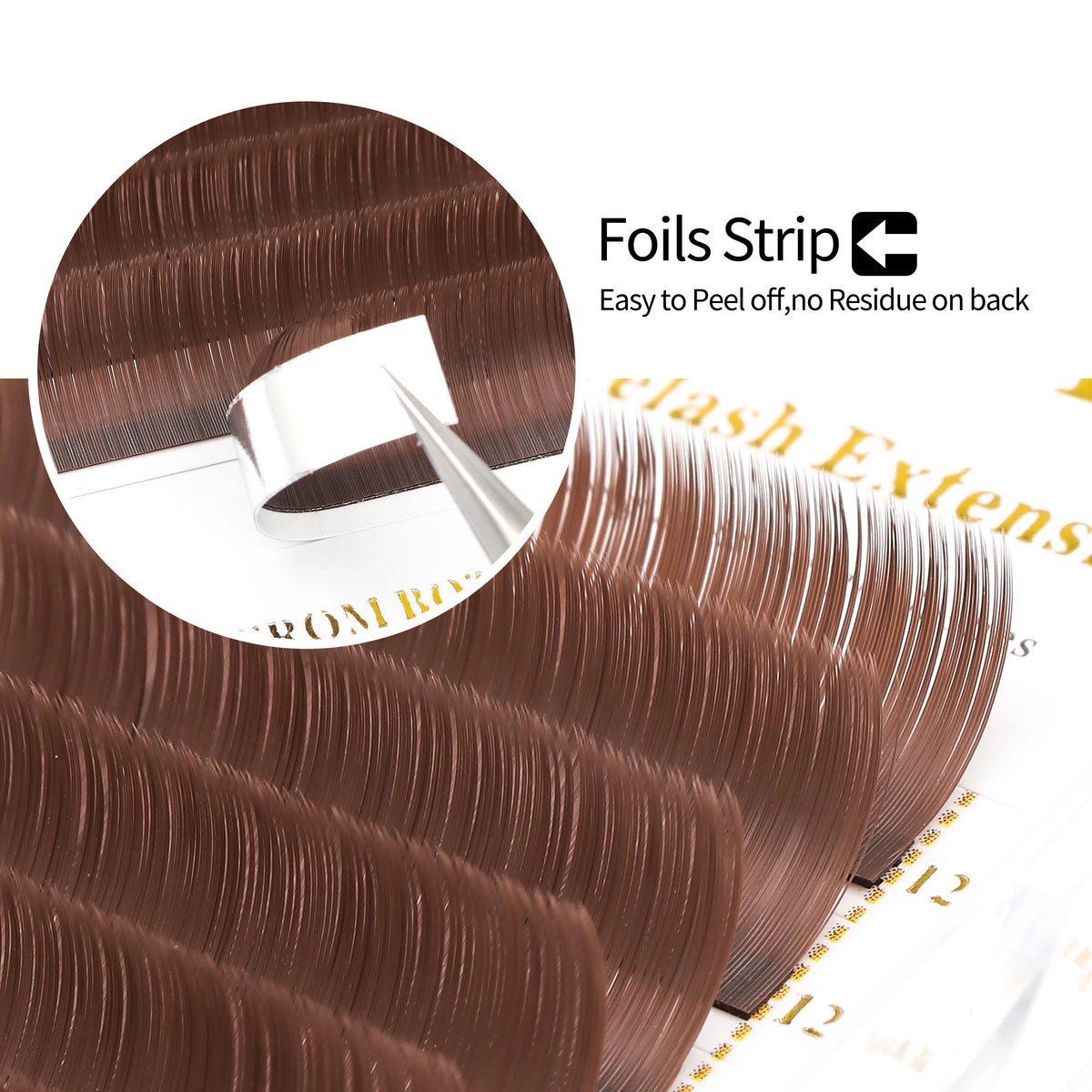 XIUSUZAKI Flat Ellipse Lash Extensions – Split Tips, Mink