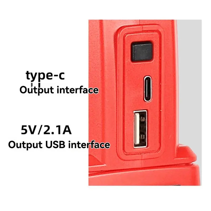 VIBE 2000LM 18W USB LED Work Light – M18 18V Compatible