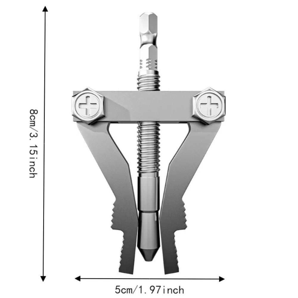 Broken Pipe Thread Extractor – Hex Shank Drill-Compatible Tool