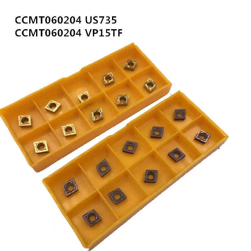 10-Pack CCMT09T308 Carbide Inserts CNC Metal Turning Tools