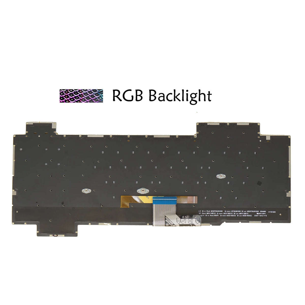 RGB Backlit Keyboard Asus ROG Strix SCAR II GL704GM GV GW