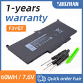 SUOZHAN F3YGT Battery for Dell Latitude E7280 E7290 E7480 E7490