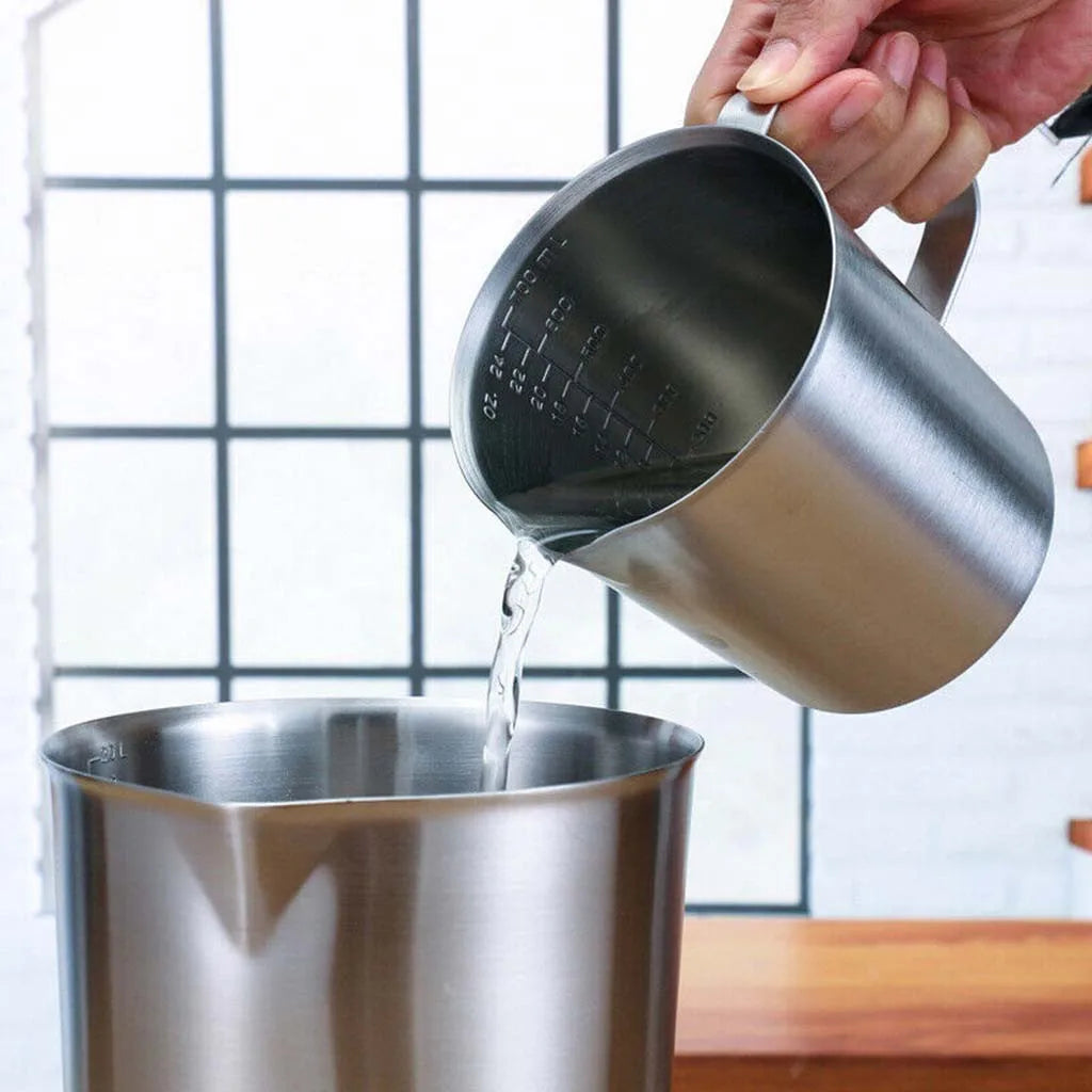 Stainless Steel Milk Frothing Pitcher – Latte Art Barista Jug