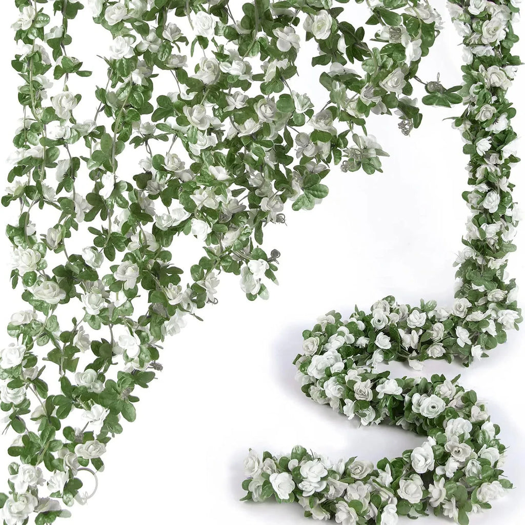 2.5m Artificial Rose Vine Garland for Wedding & Home Decor