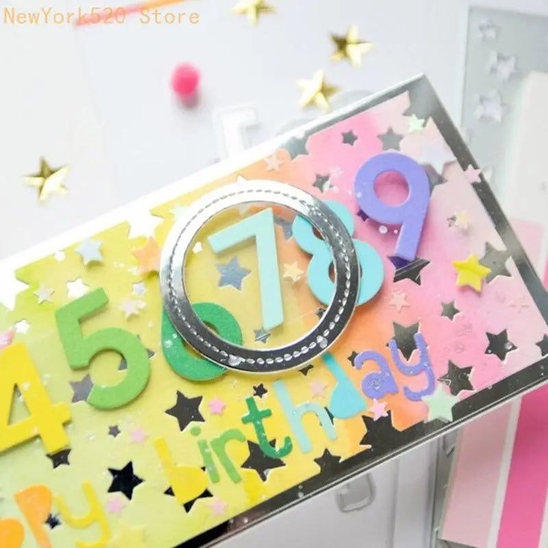Star Background Metal Cutting Die for Scrapbooking & Cards