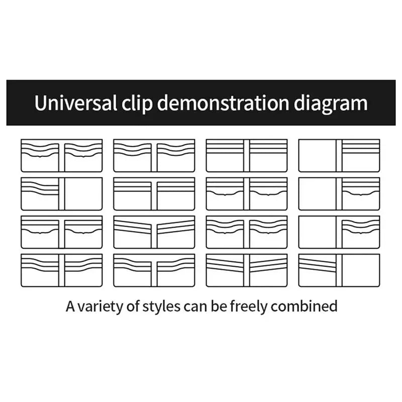 DIY Acrylic Leather Wallet Template Stencils Kit – 13 Piece