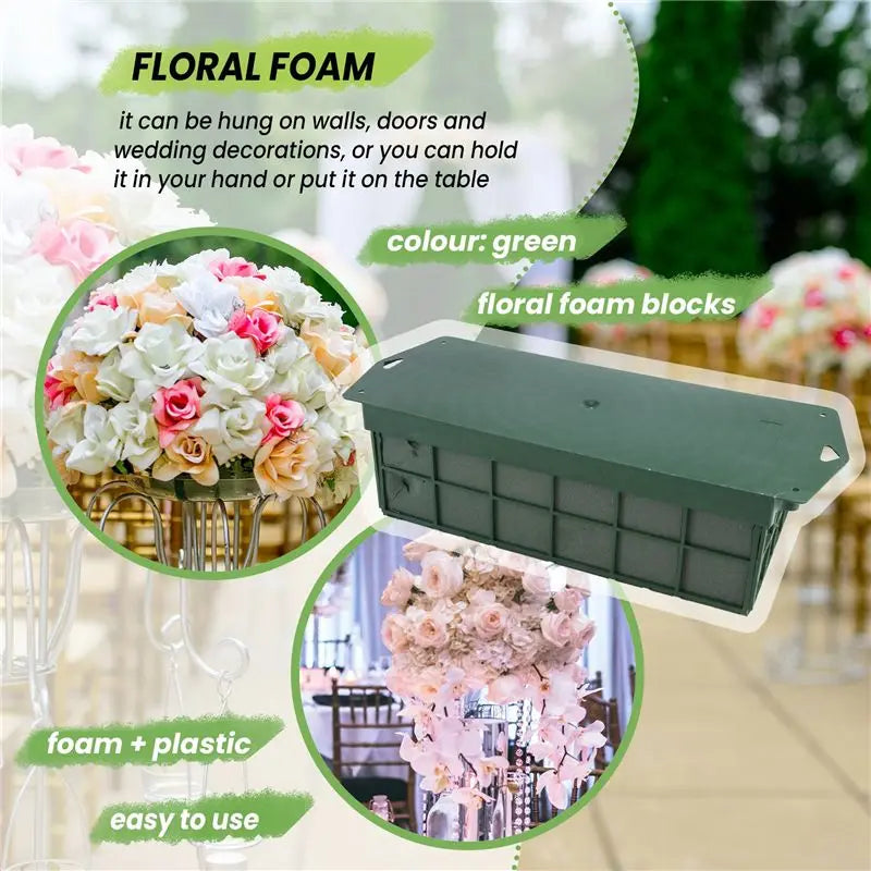 Floral Foam Cage Flower Holder Bowl – Table Centerpiece 4 Pcs