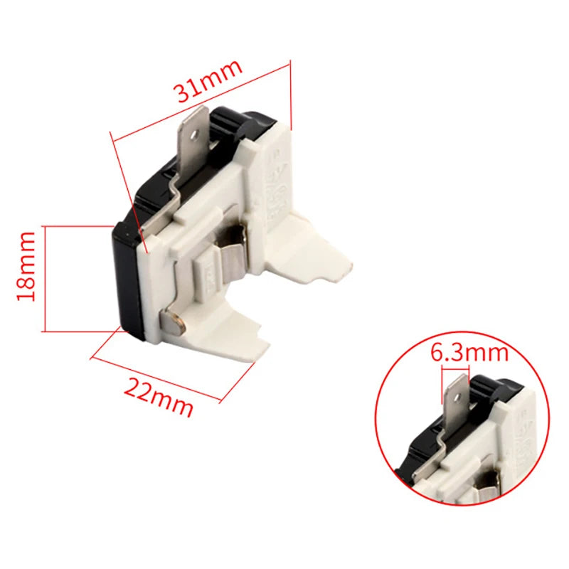 QP1/3 1-Pin PTC Starter Relay & Overload Protector for Fridge
