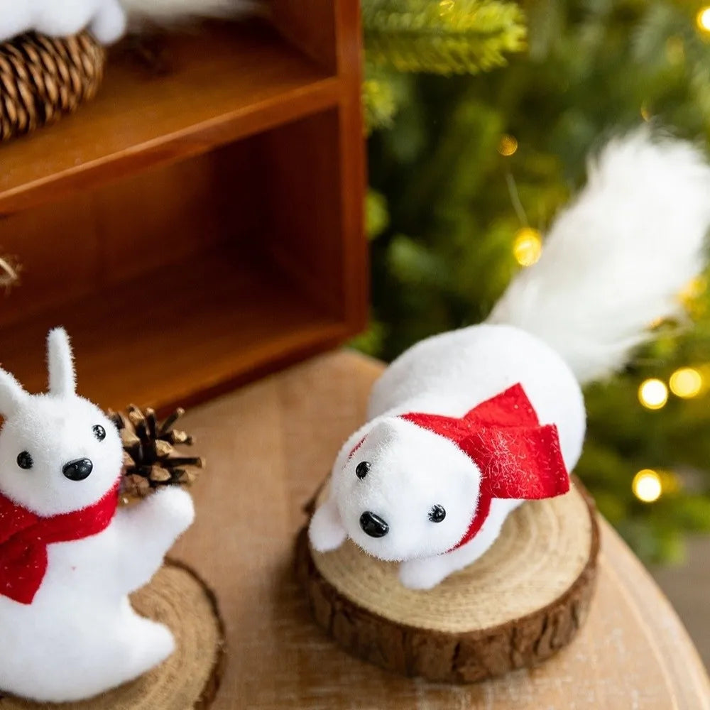 Foam Christmas Squirrel Ornament – Xmas Tree Pendant Decor