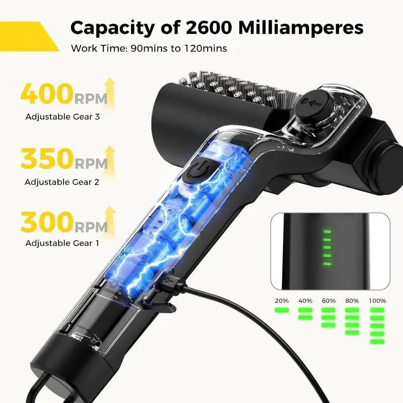 Rechargeable Electric BBQ Grill Brush – Gmarty Cleaner