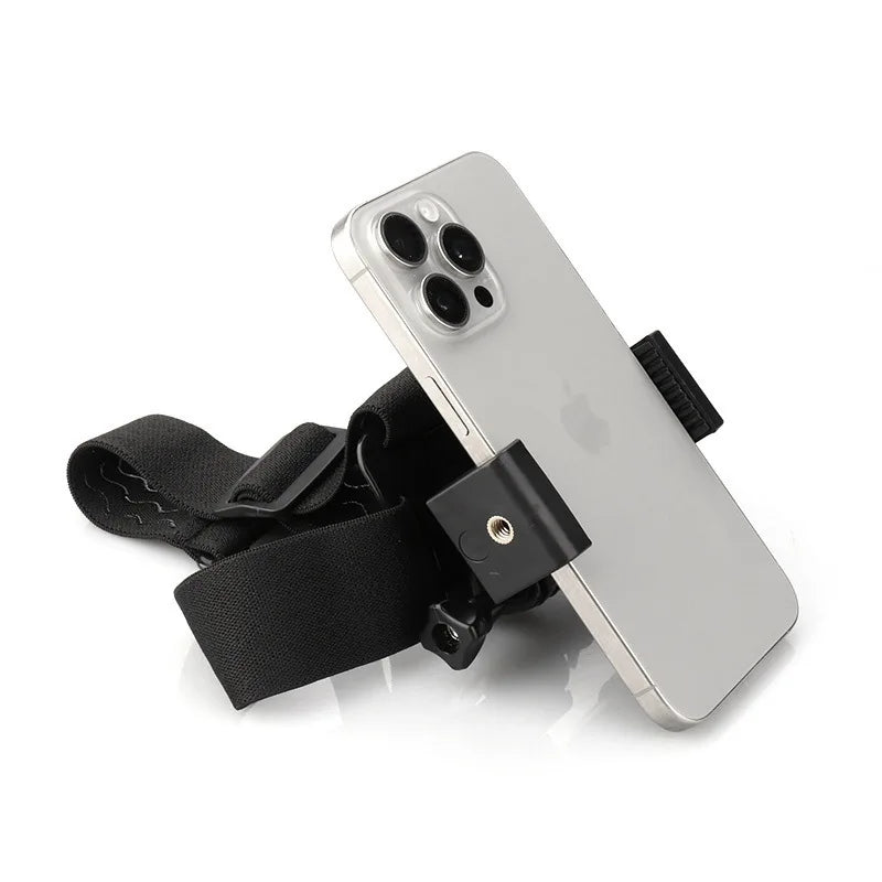 Head Strap Phone Holder – POV Live Stream Headband Mount