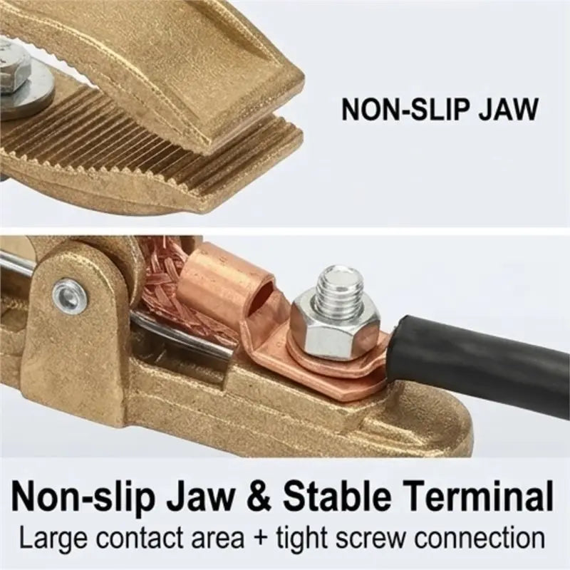 Brass Ground Clamp 500A Heavy Duty Welding Earth Clip