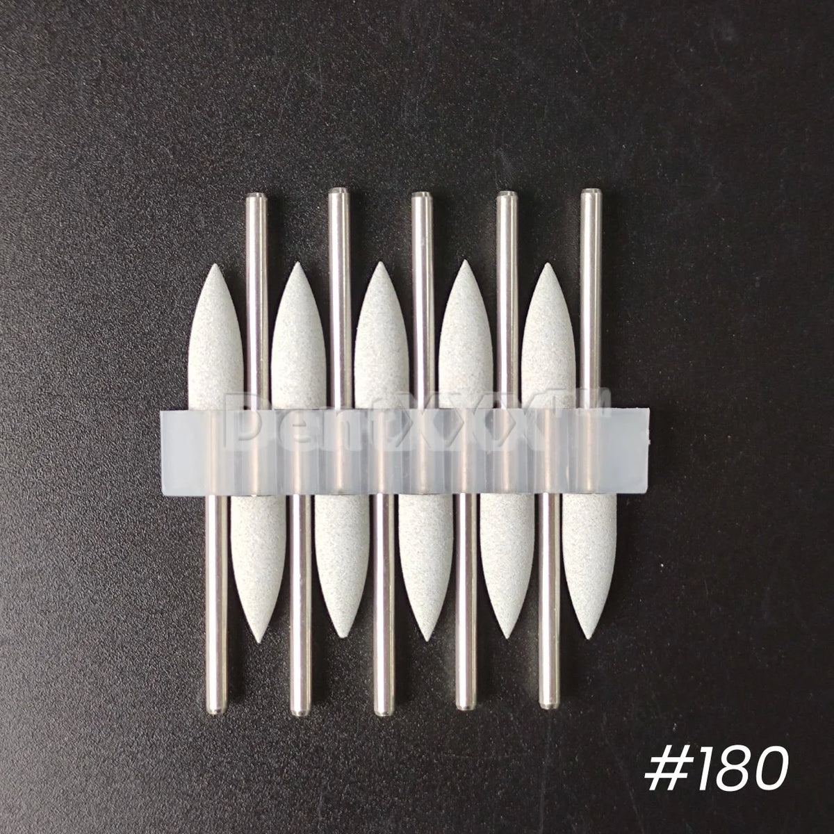 Silicone Nail Polisher Grinding Heads – 7 Grits Pointed Bits