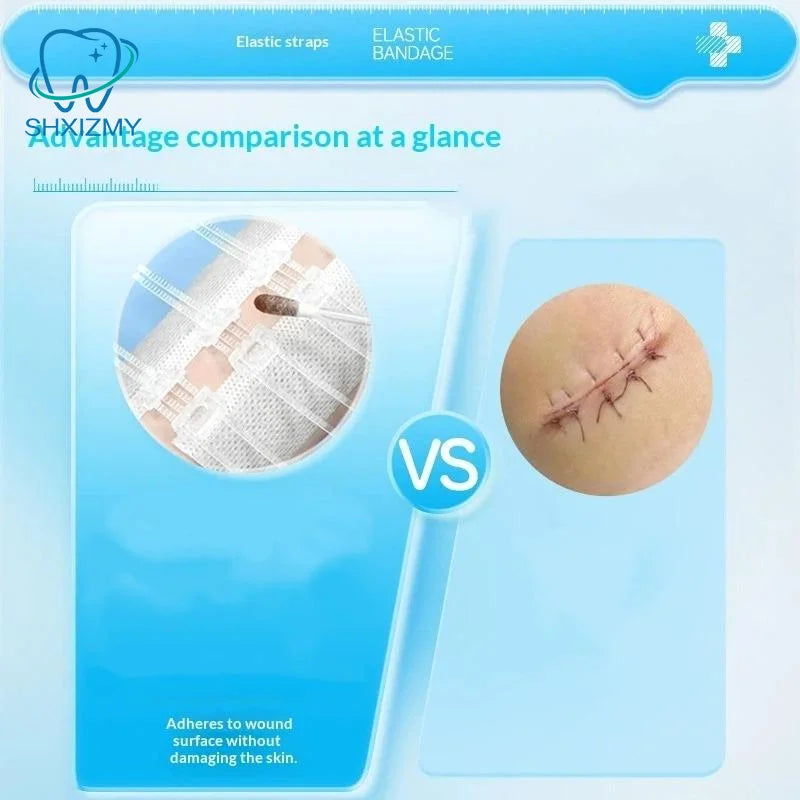 Suture-Free Wound Closure Strips | Zipper Bandage Patch