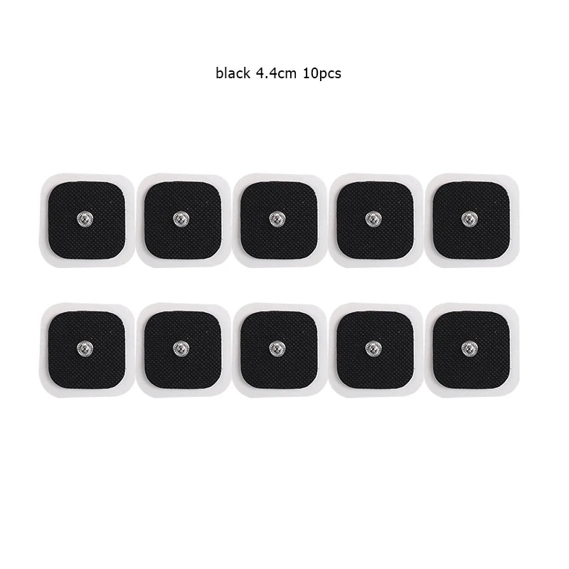 TENS Electrode Pads 4x4cm Reusable Self-Adhesive Gel 10 Pack
