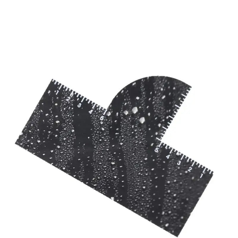 L-Shaped Corner Positioning Ruler PVC Craft Measuring Tool