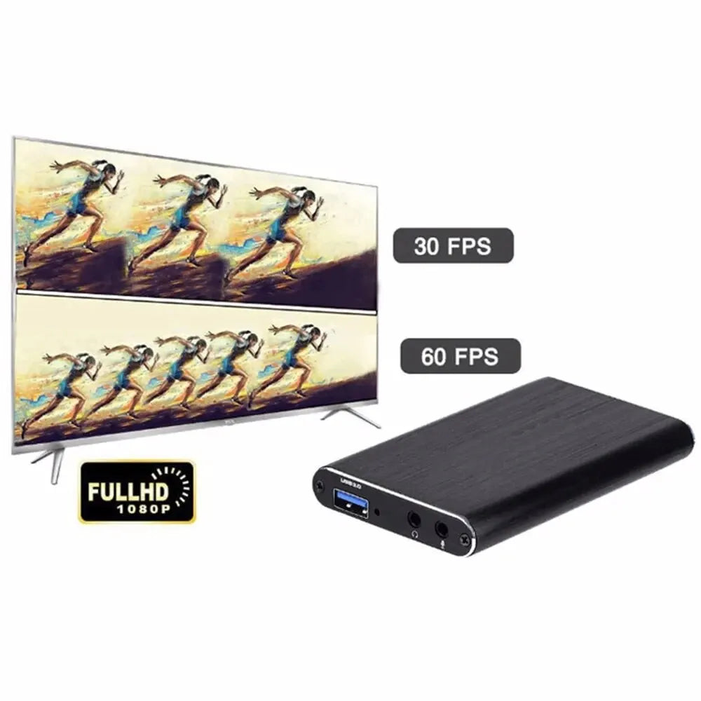 4K 1080p 60fps Video Capture Card – USB 3.0 Live Streaming