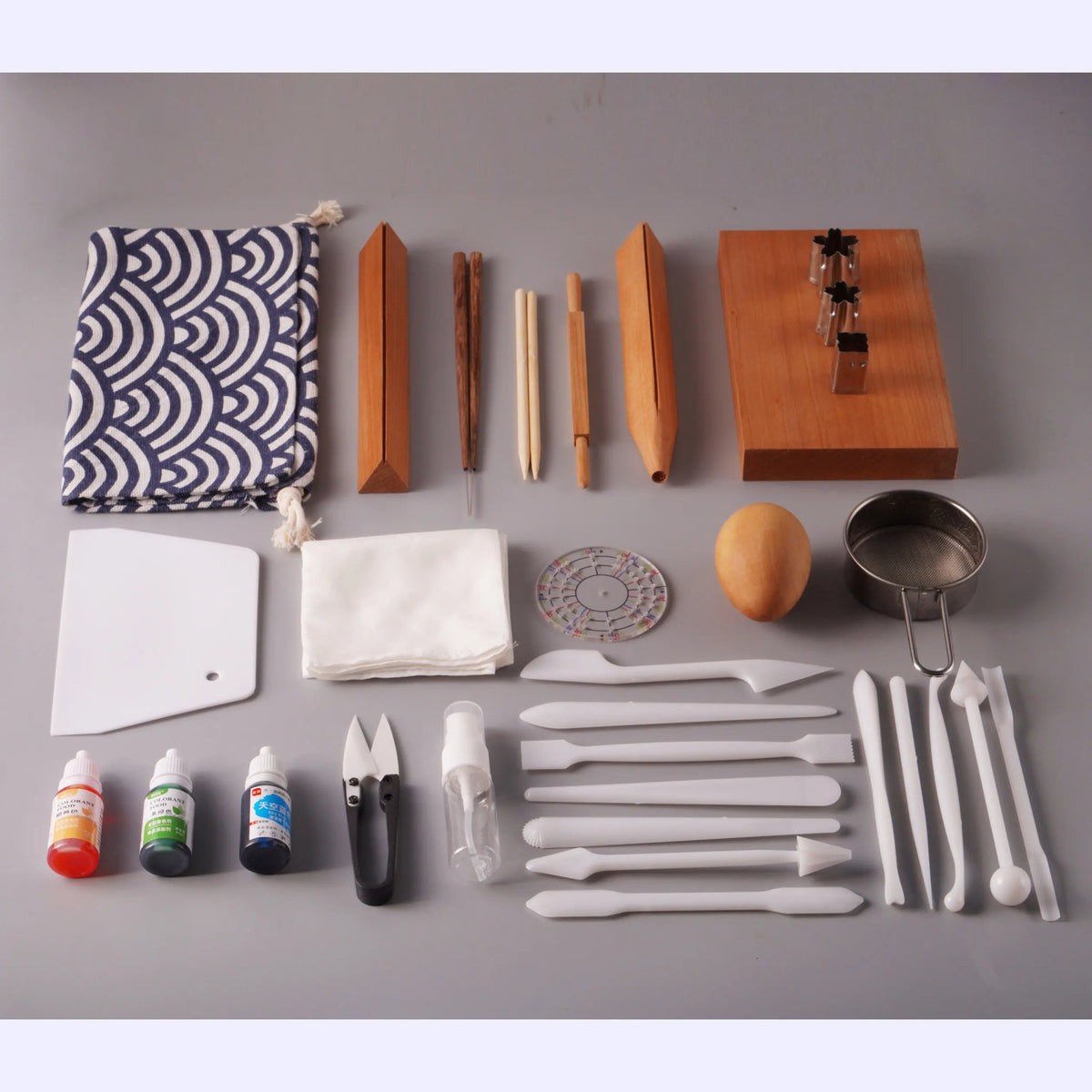 Japanese Wagashi Fruit Mold Set – Handmade Tea Sweet Making Kit