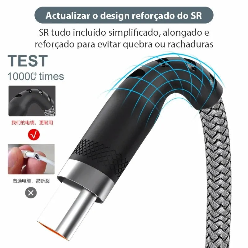 5-Meter USB Type-C 5A Fast Charging Cable – Android