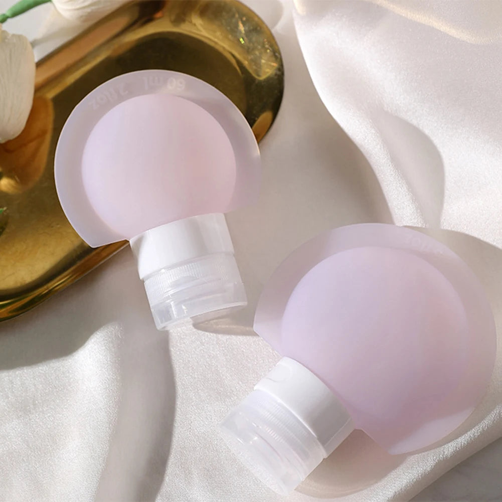 Silicone Travel Bottles 3-Pack – Refillable Leak-Proof Dispensers