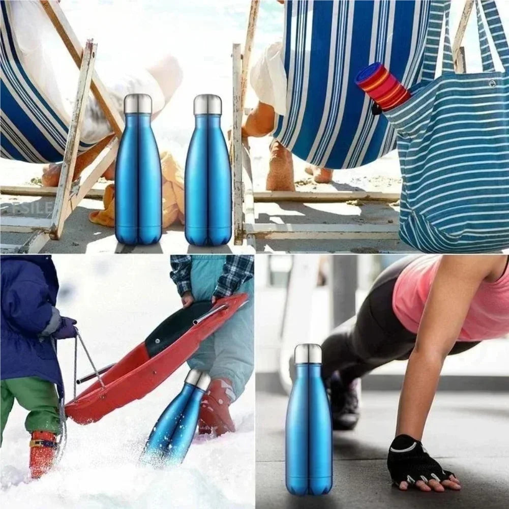 Double Wall Stainless Steel Insulated Vacuum Flask Thermos