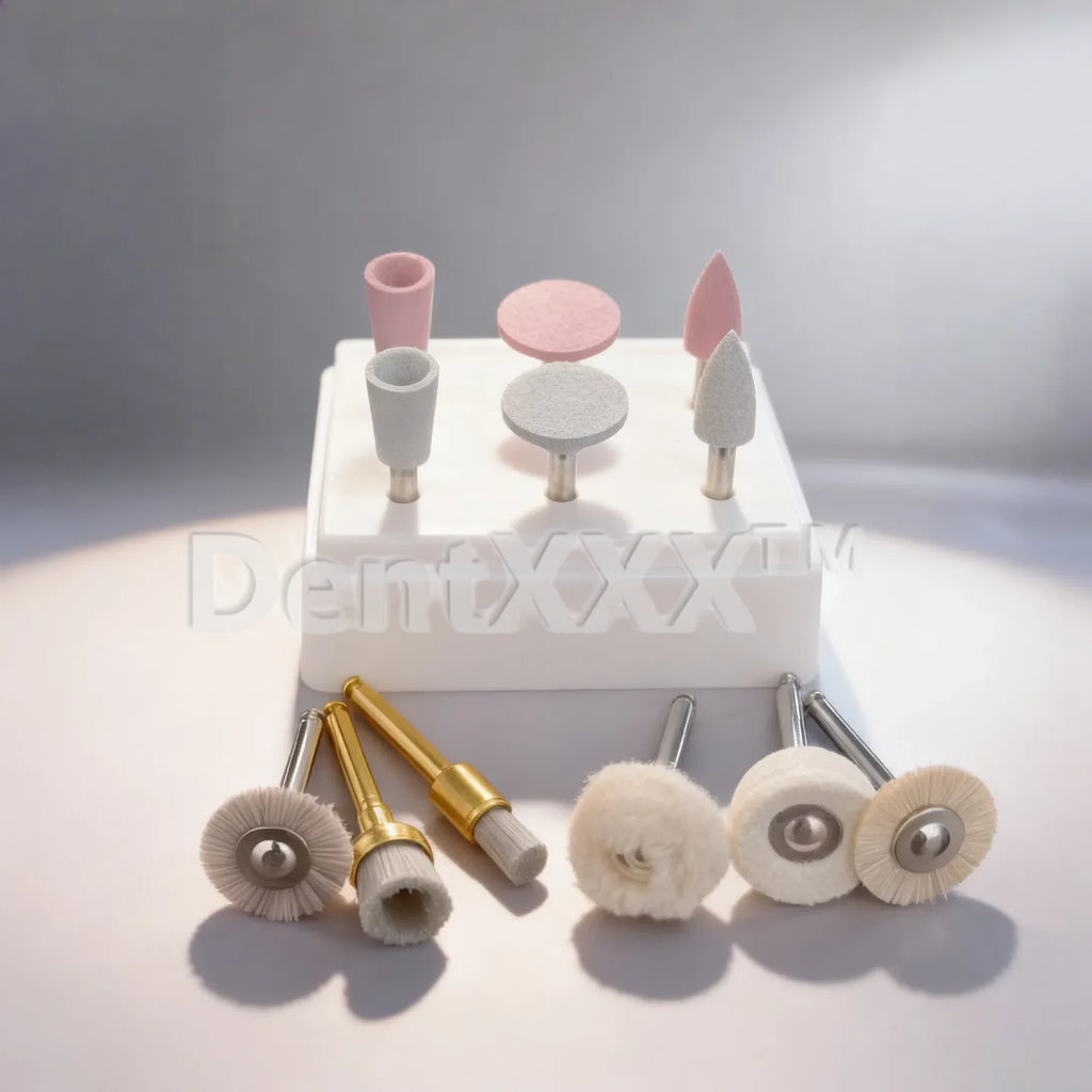 12-Pc Composite Polishing Kit 2.35mm Shank Low-Speed Tools