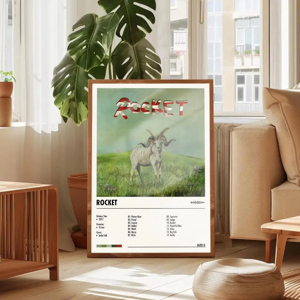 Alex G Album Cover Poster – Music Wall Art Print Home Decor