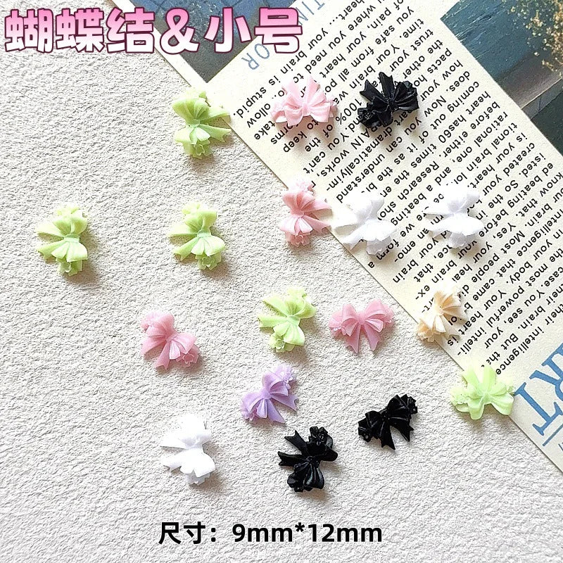 50pcs Kawaii Turtle 3D Flatback Resin Nail Art Charms DIY