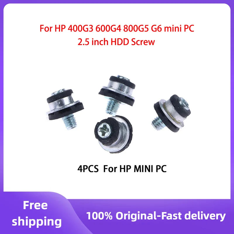 M3 Grommet Screws 4-Pack for HP 2.5" HDD SSD 400G3 800G4