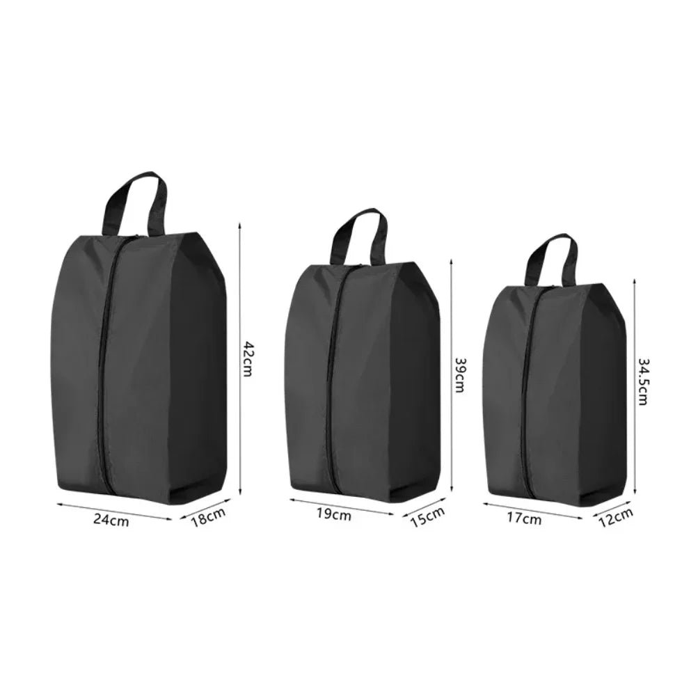 Waterproof Oxford Travel Shoe Bag – Zipper Storage Organizer
