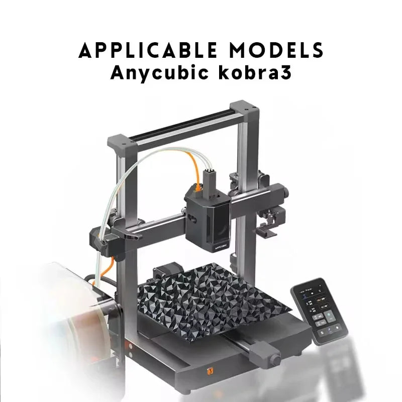 Anycubic Kobra 3 Build Plate 256x268mm PEO PET Spring Steel Sheet