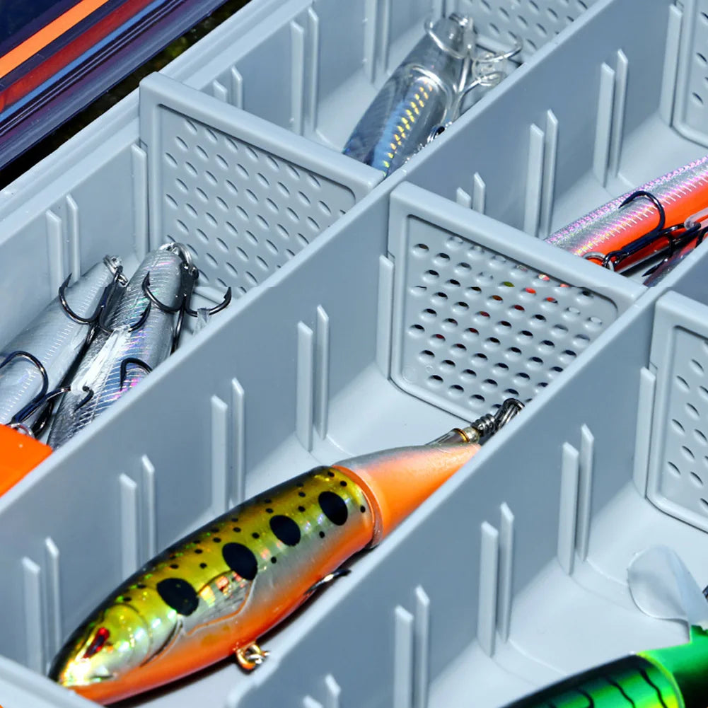 Waterproof Fishing Tackle Box with Removable Dividers | VIBE