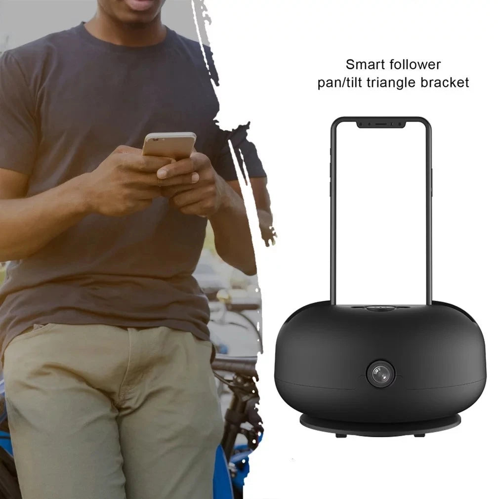 360° Smart PTZ Phone Holder – AI Face & Object Tracking