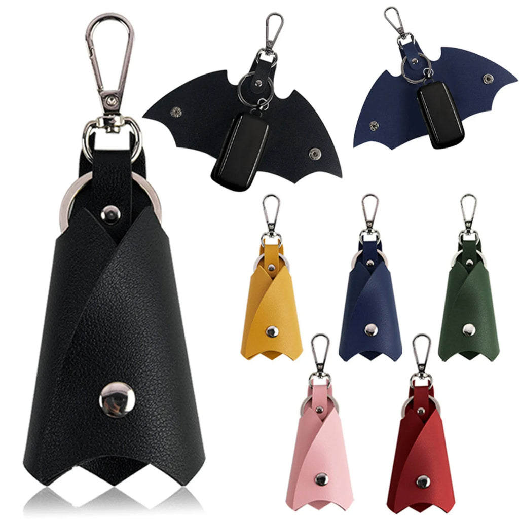 Bat Shape PU Leather Key Organizer Wallet – Men & Women Gift