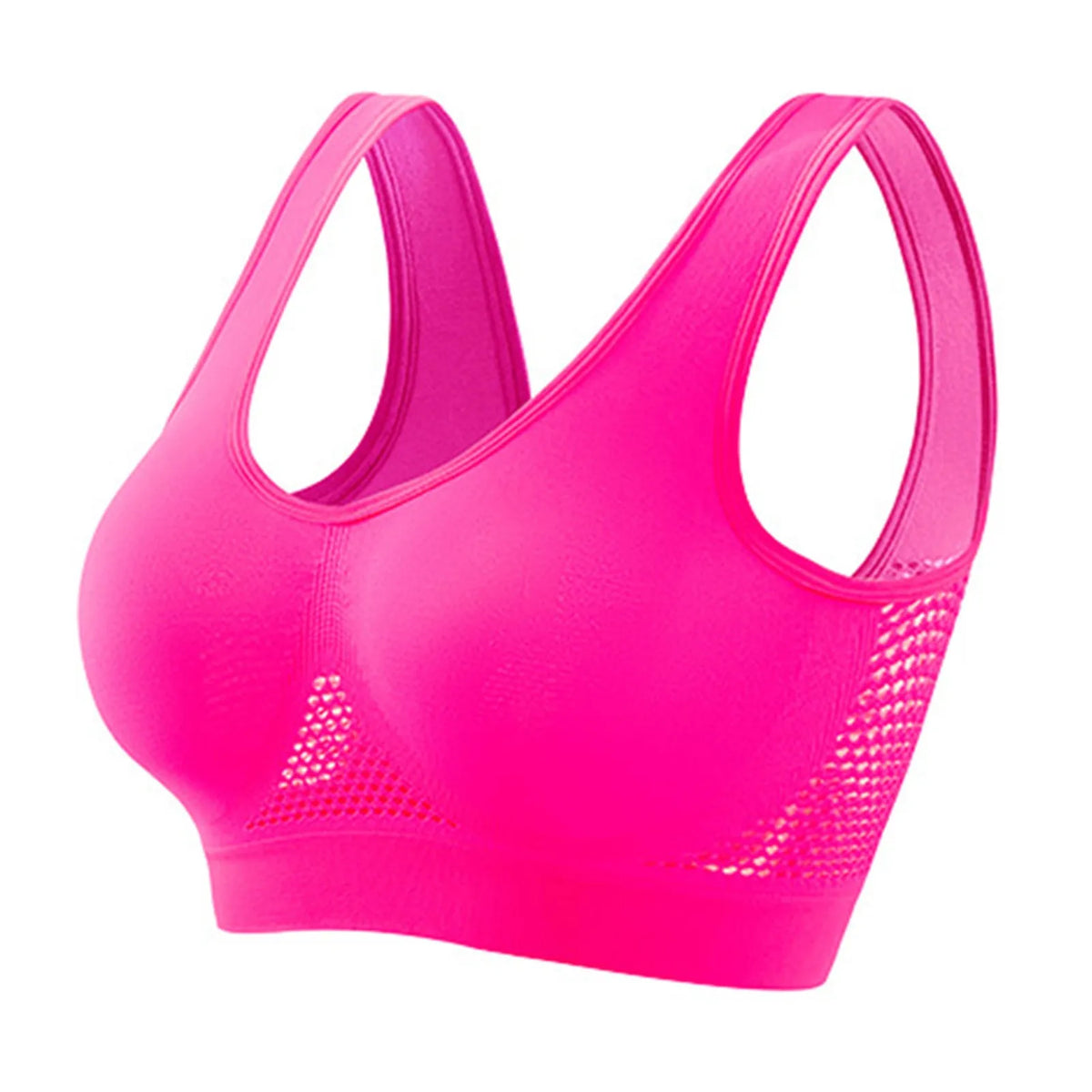 Women's Seamless Breathable Sports Bra – Removable Padded