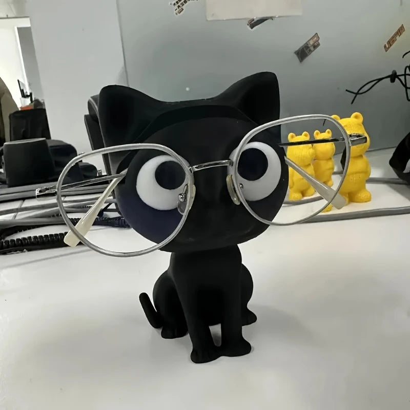 3D Printed Cat Glasses Holder – Cute Desk Organizer Stand
