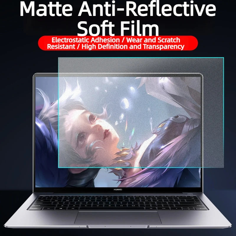 5-Pack 15.6" Matte Anti-Glare Screen Protector – 345x194mm