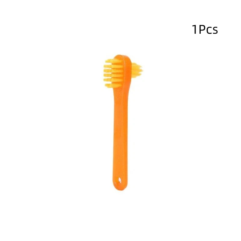 T-Shape Denture Brush Dual Head False Teeth Cleaner