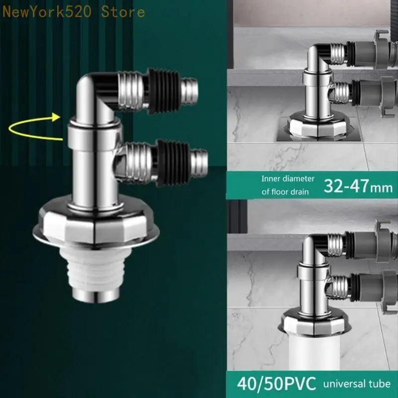 Washing Machine Drain Hose Adapter – ABS Connector Fitting