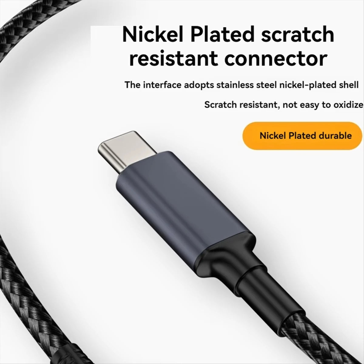 140W DC Square Plug to USB-C PD Fast Charging Cable