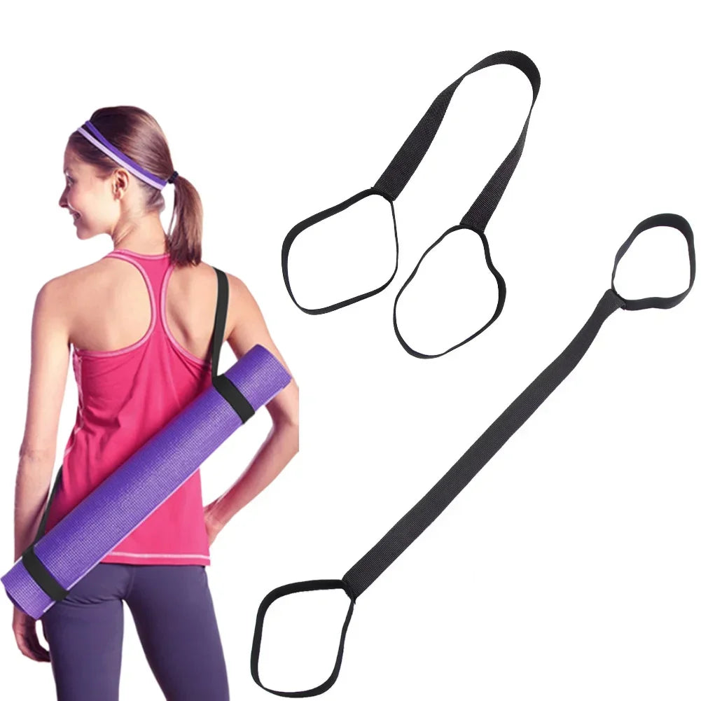 Yoga Mat Sling Carrier – Adjustable Shoulder Strap | VIBE