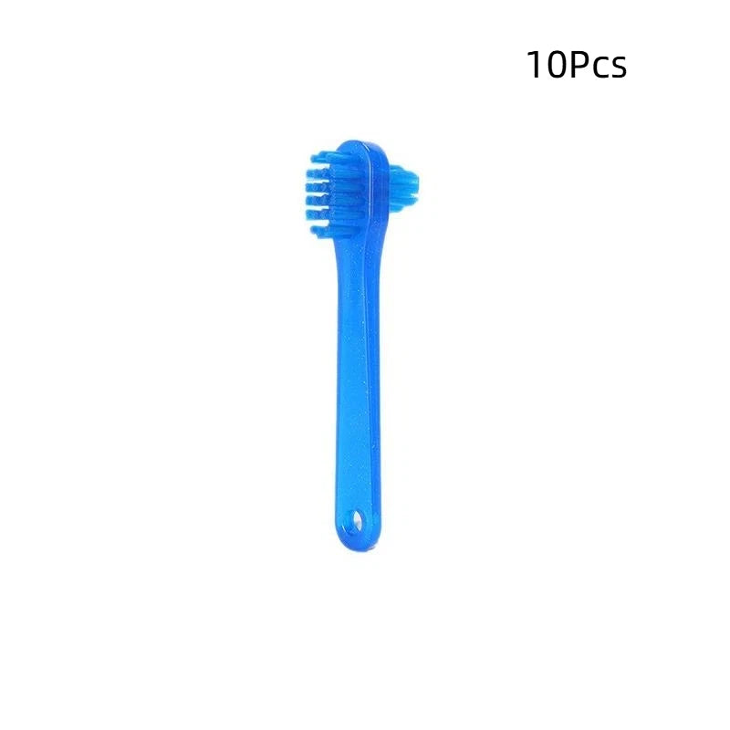 T-Shape Denture Brush Dual Head False Teeth Cleaner