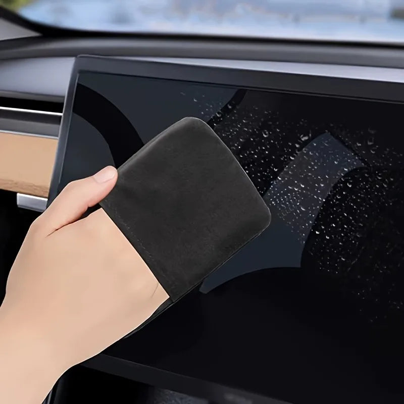 Microfiber Car Screen Cleaning Cloth – Portable 13cm