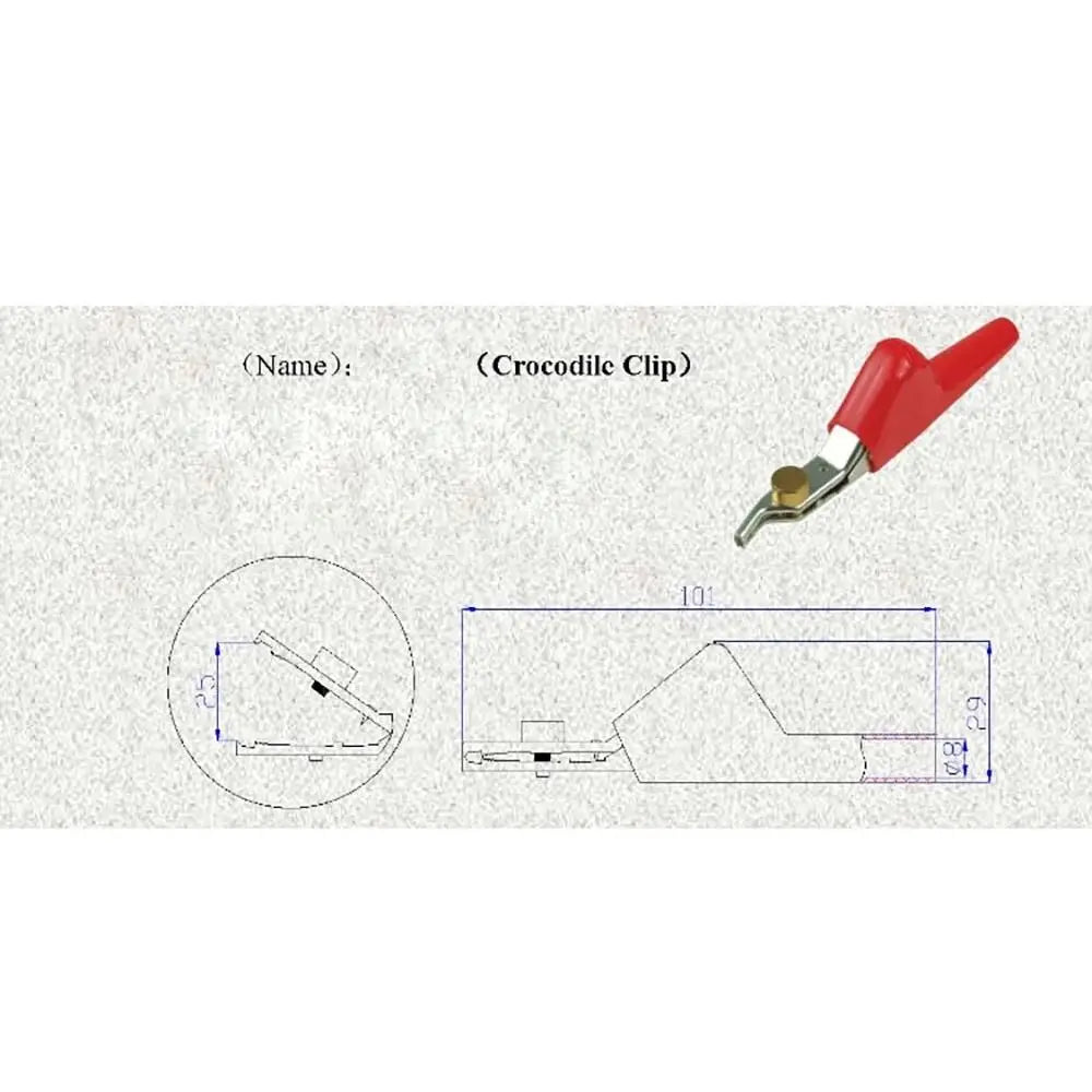 Corrosion-Resistant Alligator Clip Test Clamps – Electrical & Auto