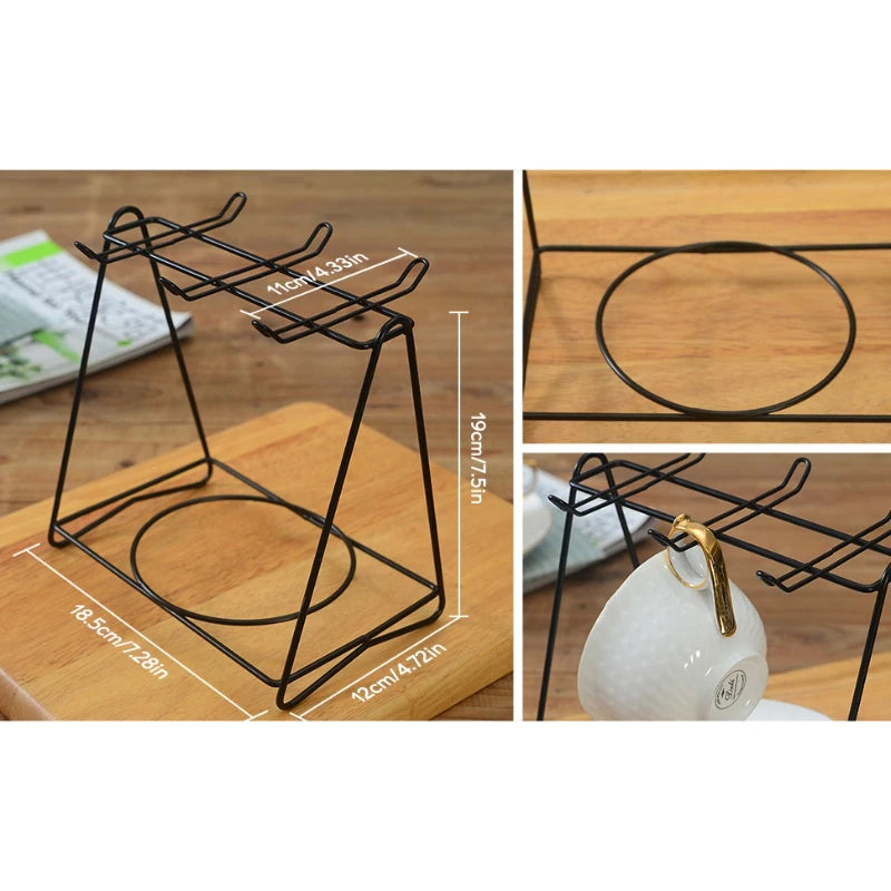 VIBE Metal Cup Holder Saucer Stand – Tea & Espresso Display