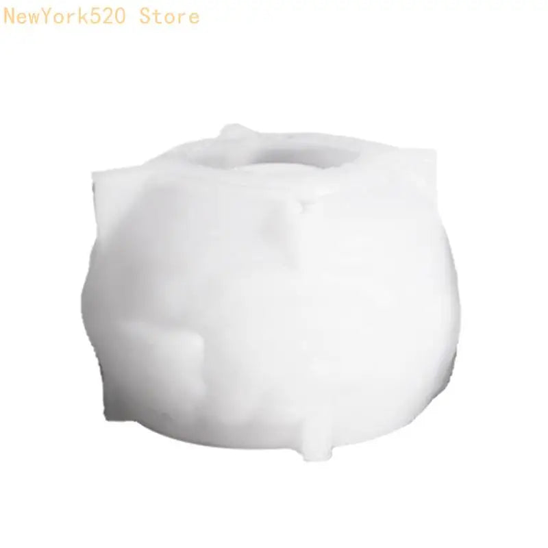 Santa Flowerpot Silicone Mold – Christmas Candle & Craft Mould