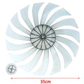 14-Inch Replacement Fan Blade with Nut – Quiet 35-Blade Universal Fit