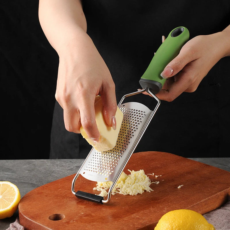 Stainless Steel Cheese Grater & Lemon Zester – Multi-Use Tool