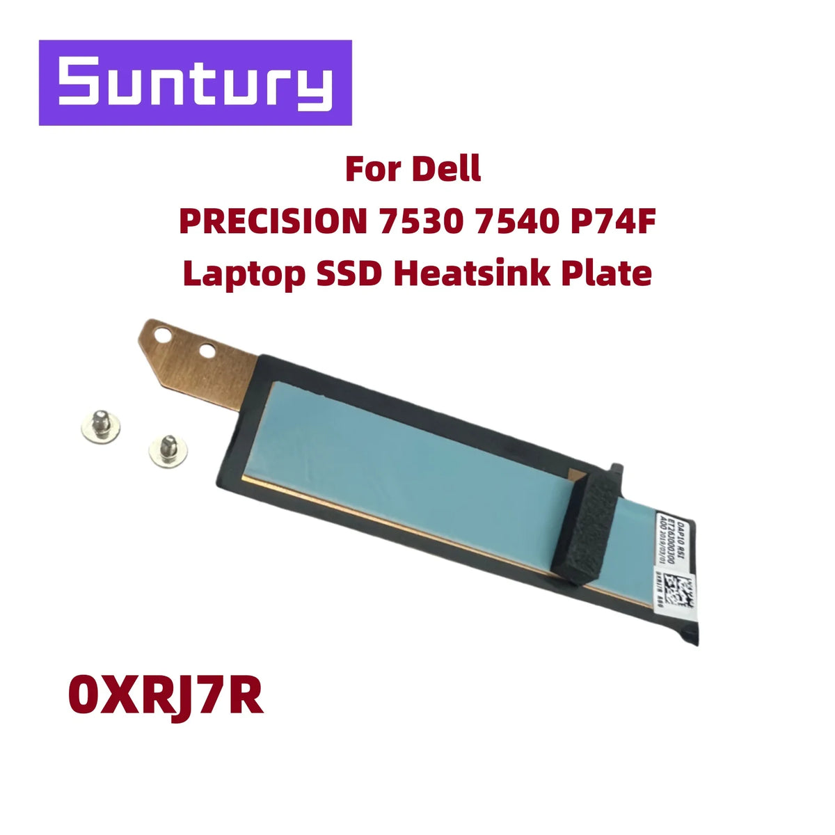 SSD Heatsink Plate for Dell Precision 7530 7540 ET26J000300