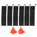 8-Pc Nylon Mesh Bird Sock Feeder Set with Funnels – 800ml